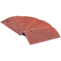 50x Sandpaper Sheets 93 X 185mm 8 Holes Orbital Sander (p120)