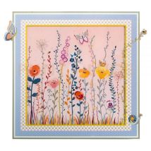 Quadro Amelie Piccolo In Cristallo Acrilico Decoro Farfalle E Fiori