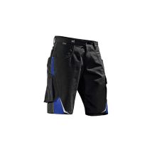 Kubler – Pantalones cortos PULSSCHLAG negro/azul, talla 54 – 65% poliéster, 35% algodón – Ideal para construcción y actividades al aire libre