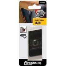 Punta multilijadora A2327 – Papel de lija de alta calidad – Grano 80, 120, 240 – Compatible con lijadoras Black & Decker