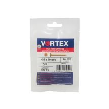 Vortex Woodscrews Zyp Ce 4.0 X 50mm - Bag Of 25 - Box Of 125