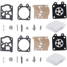Kit De Reconstruction De Carburateur De Remplacement, 2 Jeux, Adapté Pour Stihl 026 Ms260 024 Ms240 Ms210 Ms230 Ms250 Fs85 Fs86 Fs88