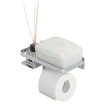 Tiger Caddy Porte-rouleau De Papier Toilette Avec Tablette Chrome