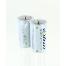 Pilas LR20 D 1.5V Alcalinas – Pack de 2 – Exalium