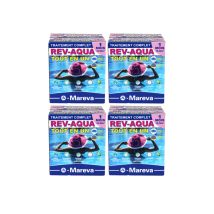 Lote De 4 Kits Completos De Tratamiento Rev-aqua Mareva Para Piscinas De 18 A 30 M3 - 4 Meses