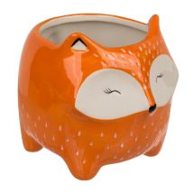 Tierform Keramik Übertopf, Tier Blumentopf Fuchs