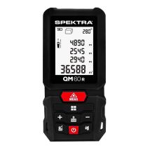 Spektra Laser-Entfernungsmesser QM60R – Präzision ± 1,5 mm – Messbereich bis 60 m – IP54 – 2 Jahre Garantie