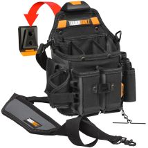 Toughbuilt Cliptech Electricians Pouch With Shoulder Strap Clip Tech Tb-ct-114