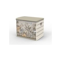 Coffre De Rangement Extérieur Plastiken Safari 260 L Avec Roulettes Et Couvercle Cadenassable 80 X 61 X 53 Cm