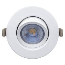 Arlux Lighting - Foco Empotrable Baño Blanco Luma 7w 600lm Blanco Neutro