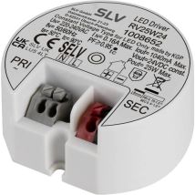 B-Ware Slv Led Netzteil Trafo Stromversorgung 24 V 25 W Rund Weiß Doseneinbau