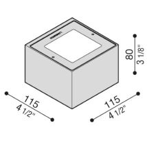 Plafoniera Da Esterno 2 Led 752 Lumen 3000k Trend Up E Down Ip66 Antracite Lombardo Ll1080113