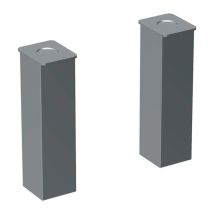 Keramag - Geberit Renova Plan Set Pies, 2 Piezas, Altura Regulable 23-24,5