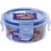 ISI – 100ml Round Food Storage Container – Airtight Seal – BPA-Free Plastic – Microwave & Dishwasher Safe