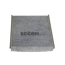 Filtro de habitáculo – 243 mm largo – 213 mm ancho – 35 mm alto – Carbón activado – Purflux