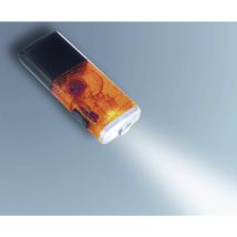 Torcia LED AccuLux Joker Ricaricabile Arancione – 408232 – Compatta, Leggera, Resistente agli Urti – 100.000 h di Durata