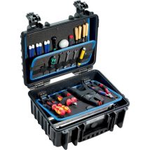 Maletín de herramientas JET3000 – Polipropileno resistente – Apilable, polvo e impermeable – 60 cm de fondo
