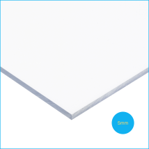 Solstice - Solid Polycarbonate Glazing Sheet Clear 1500mm X 500mm X 5mm