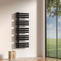 [neu.haus] - Handtuchheizkörper Slidre 120x50 Cm Schwarz