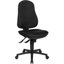 Bürodrehstuhl Support Synchro – Ergonomisch, Höhenverstellbar, Polypropylen, max. Belastung 110 kg, 5 Rollen, Schwarz