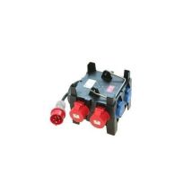 Distribuidor De Corriente Portátil Ip44 2 Tomas 16a