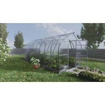 Zertifiziertes Gewächshaus Standartklasika 15m2, 2,5m X 6m, 4 Mm Polycarbonatabdeckung (3 Dachfenster)