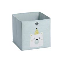 Zeller 14424 - Contenitore "icebear", In Tessuto Non Tessuto, 28 X 28 X 28 Cm