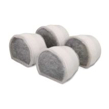 Petsafe - 4 Filtros De Repuesto De Carbón Drinkwell Para Fuentes Avalon Y Pagoda - Para Gato Y Perro