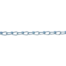 Knotenkette DIN 5686 – galvanisch verzinkt – 2,8 mm – 30 m – 49 kg – 360 kg – Stahl