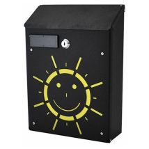 Cassetta postale Farfalla in ferro battuto cm 21 x 8 x h 30 – Decorativa e funzionale –