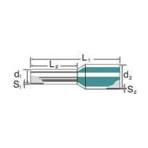 Weidmüller H0.34 12 Tk Terminal Metálico Turquesa