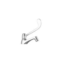 Grifo cuello cisne con palanca clínica – Acabado: Cromo – Altura total: 175 mm
