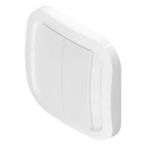 Interrupteur Mural Sans Fil - Nodon - Zigbee - 2 Boutons - Blanc - Intérieur