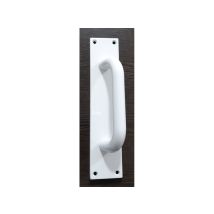 Asa corredera m-30/1 blanca – Centro 30cm – Acero – Acabado metálico