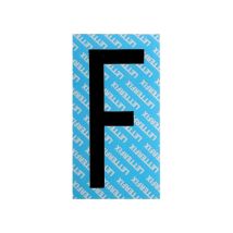 Numéro de porte – Lettre Adhésive Noire Série T80 – Matières, Numéro de porte