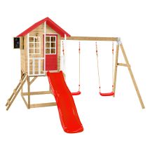 Zwerkules Spielhaus Lolla Inkl. Doppelschaukel