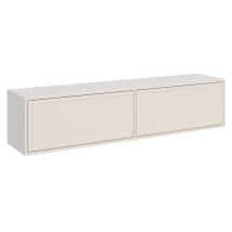 Selsey Velveto – Mueble Tv Flotante 2 Puertas – Cachemira – 140 Cm