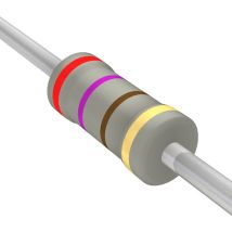 Résistance Oxyde Métallique 270r 2w 5% Mesures 4,2x11mm 270r2w