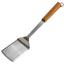 Spatola in Acciaio Inossidabile con Impugnatura in Legno di Teak – Lunghezza 42 cm – Traeger