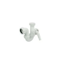 Floplast Tw473 Adjustable Half P Trap For 76mm & 40mm Pipes