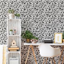 Superfresco Easy - Superfresco Dalmatian Black White Mono Wallpaper Animal Print Paste The Wall
