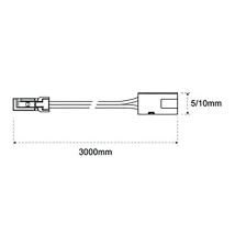 Câble D'Alimentation Pour Reel. 5mm 24v 3m - L&s Italia Srl