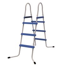 Poolleiter 109 cm – maximale Wandhöhe 105 cm – maximale Belastung 150 kg – Gewicht 10,40 kg