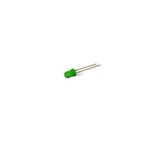 Lámpara Led Estándar De 5 Mm, Luz Verde Difusa