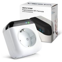 Th70 Presa Termostatica Wi-fi Per Presa 230v – Interruttore Di Temperatura Con Display Digitale – Termostato Da Presa Per Riscaldamento A Infrarossi E