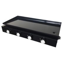 Cook'in Garden – Plancha À Gaz En Acier Émaillé 75 X 31 Cm – Résistante À La Chaleur – Surface De Cuisson Pour Planchas Compatibles