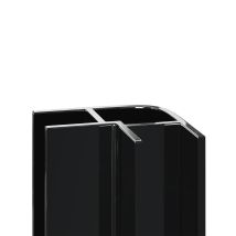 Wholepanel 5mm Black Wall And Ceiling Panel External Corner Trim