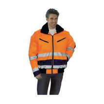 Prevent - Chaqueta De Piloto De Alta Visibilidad Talla Xxxl Naranja / Marino