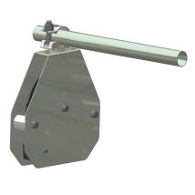 Carrucola C.S.C. con freno di sicurezza – Acciaio zincato – Portata 50 kg – Dimensioni 30x30 cm