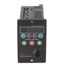 Happyshopping - 220-v-frequenzumrichter Mit Dreiphasigem Ausgang Und Einphasigem Eingang Für Motortreiber Mit Vierstelliger Digitaler Röhrenanzeige